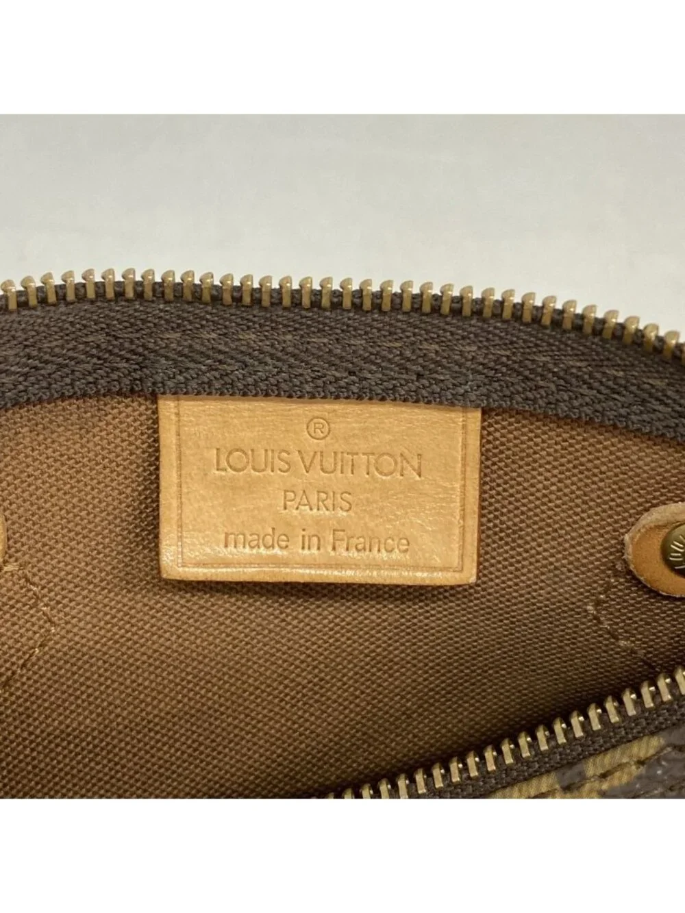 Louis Vuitton Handbag Monogram Mini Speedy Brown 2-Way